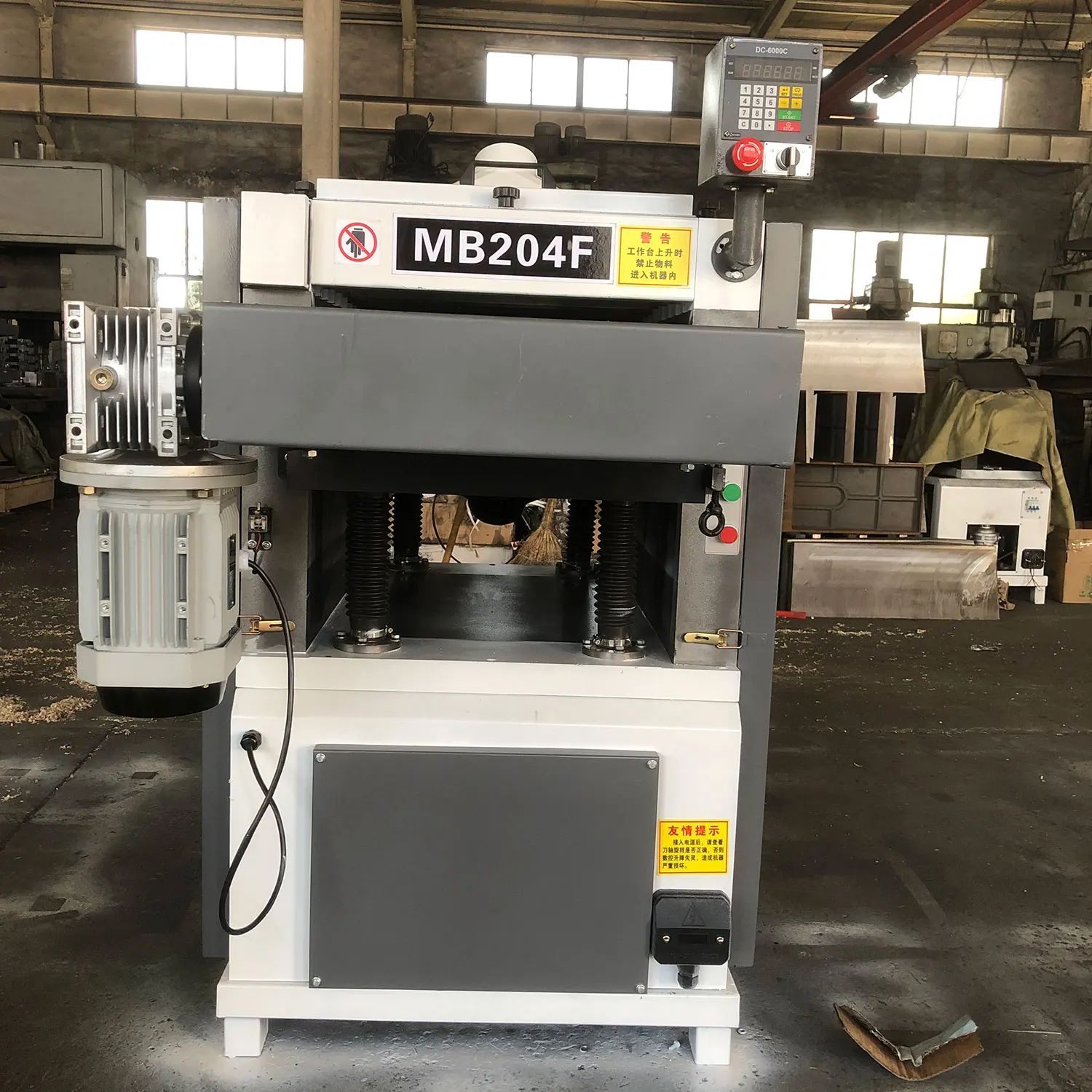 MB204F Industrial Heavy Woodworking Wood Planer Machine High Precision Two Sided Planer