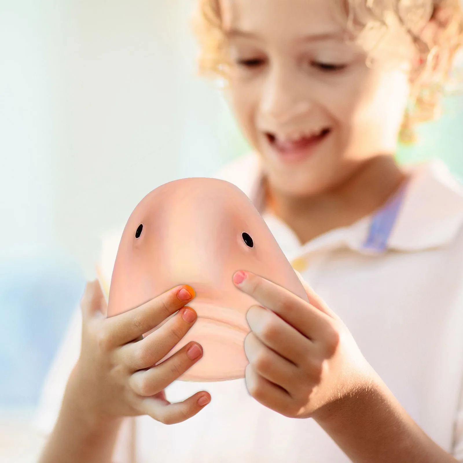 Squishy Blobfish Squeeze Toy Sensory Cute Animal Soft Pop Fidget Toy Stress Relief Game Party Relieve Anxiety Decompression Gift view 4
