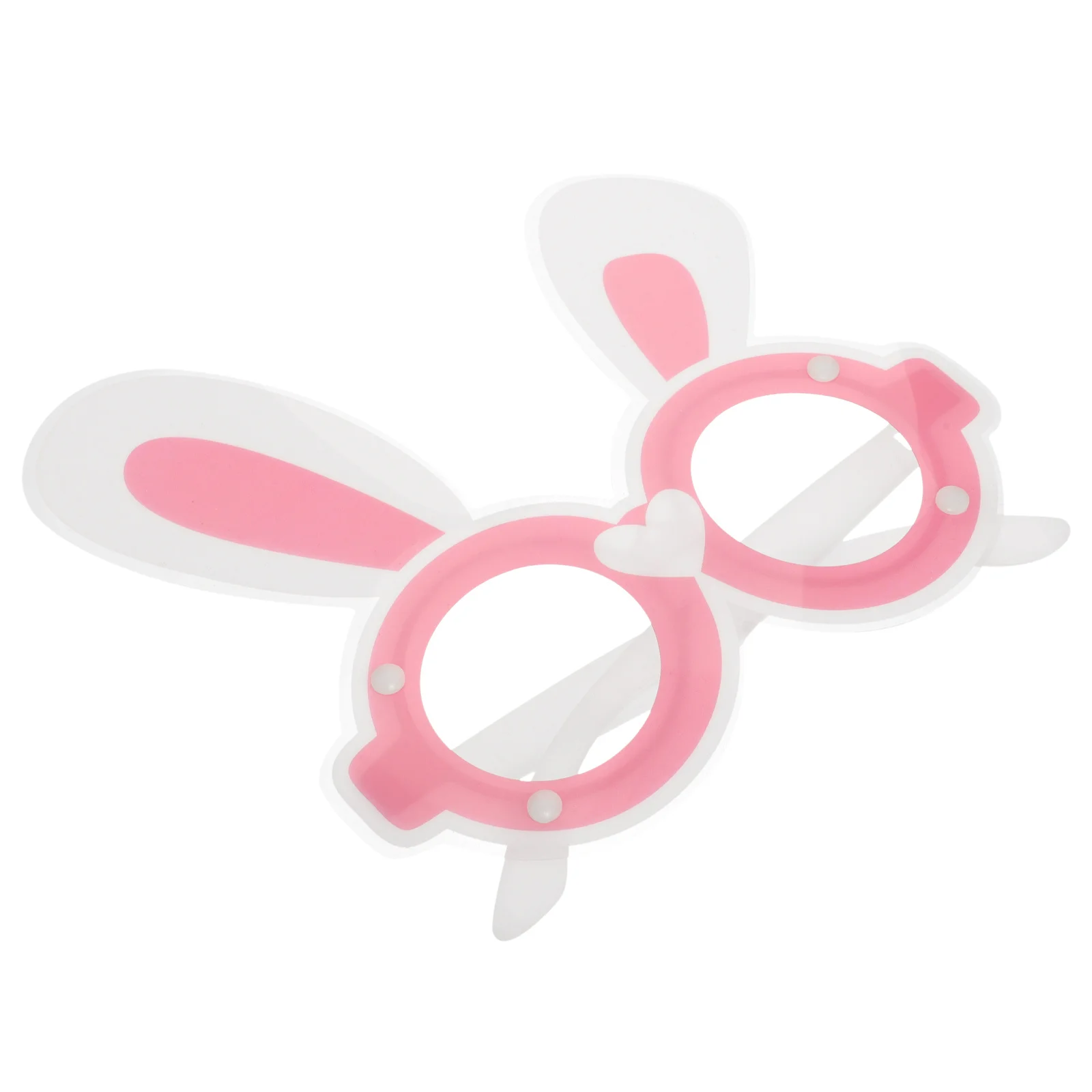 ウサギのメガネ子供イースターパーティー写真小道具軽量快適な着用フェスティバル装飾帽子アクセサリー漫画 PVC フレーム