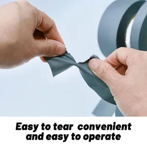 10 m kalınlaşmak su geçirmez rüzgar geçirmez gümüş-gri onarımında tek taraflı bant aşınmaya dayanıklı olduğunu, yapışkan bant, endüstriyel paketi için onarım 8 en çok satılan, koli bandı, gri no. 3