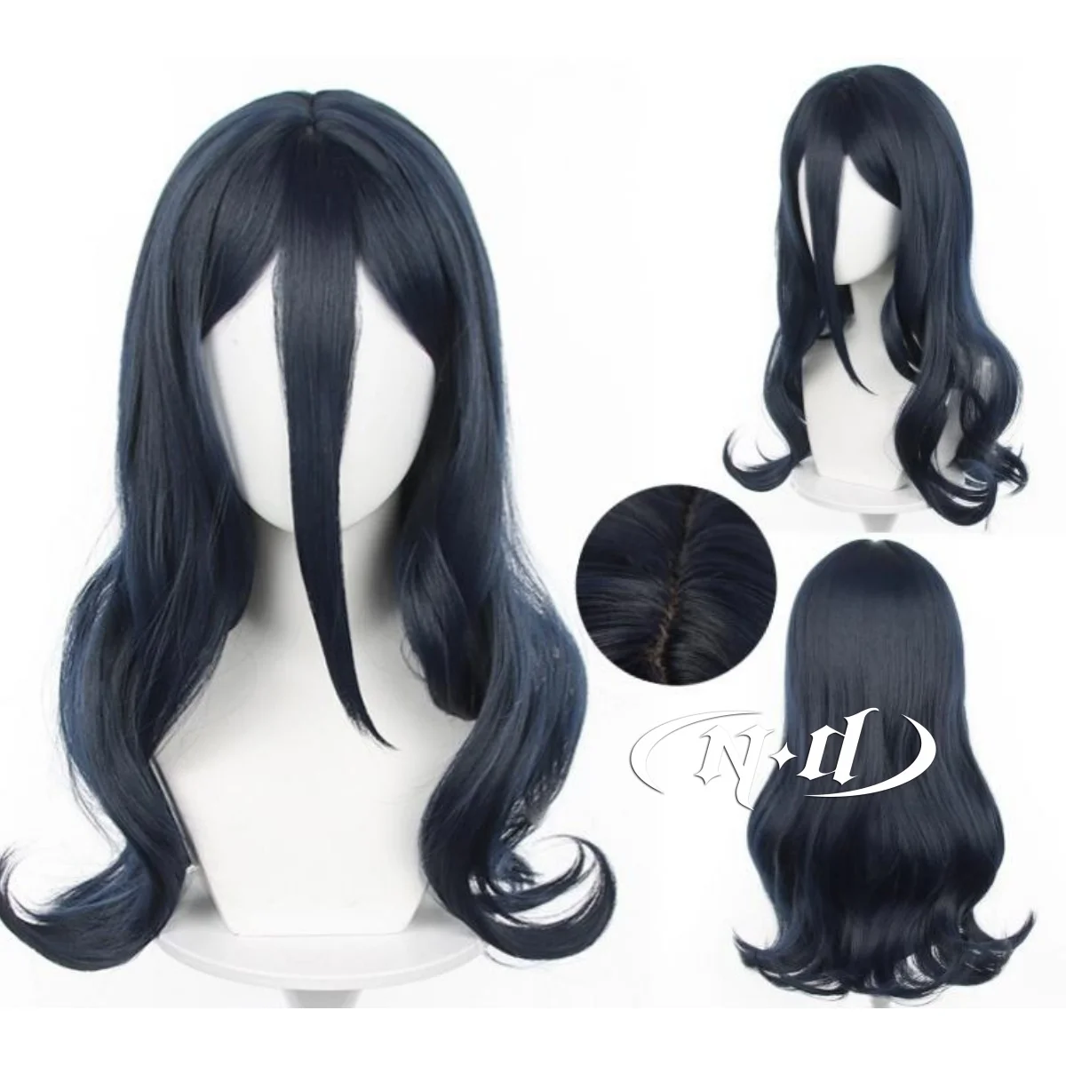Nd kyotaro sugishita cosplay perücke anime wind breaker cosplay langes blaues haar für kostüm thema party hochwertiges synthetisches haar