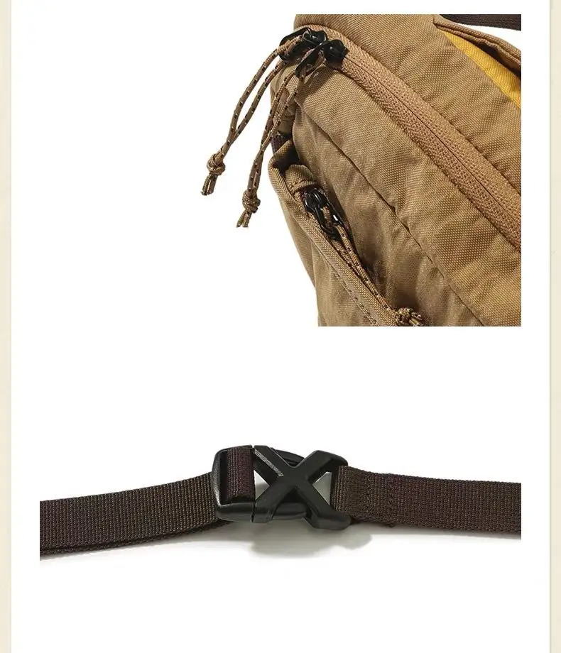 KODAK Retro Casual Kontrastfarbene Outdoor-Umhängetasche mit mehreren Taschen – Detail 11