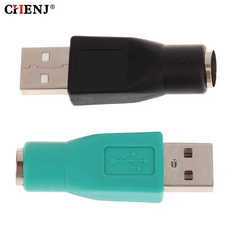 1pc USB Male To PS2 PS/2 Female Adapter For Computers PC Laptop Mouse Keyboard USB Male To PS2 Adapter Converter Connector