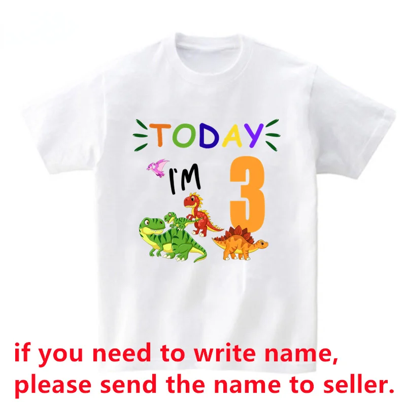 Family Matching Dinosaur Birthday Party T Shirts Personalized Daddy Mommy Dino Outfits Boys Any Name My Kids Shirt Clothes