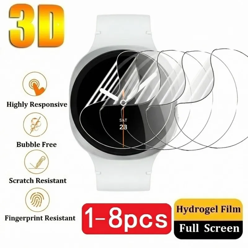 Película protetora para Samsung Galaxy Watch 8 Classic 7 6 5 4 44MM 40MM protetor película para Samsung Watch 8 7 6 5 4 película foil proteção