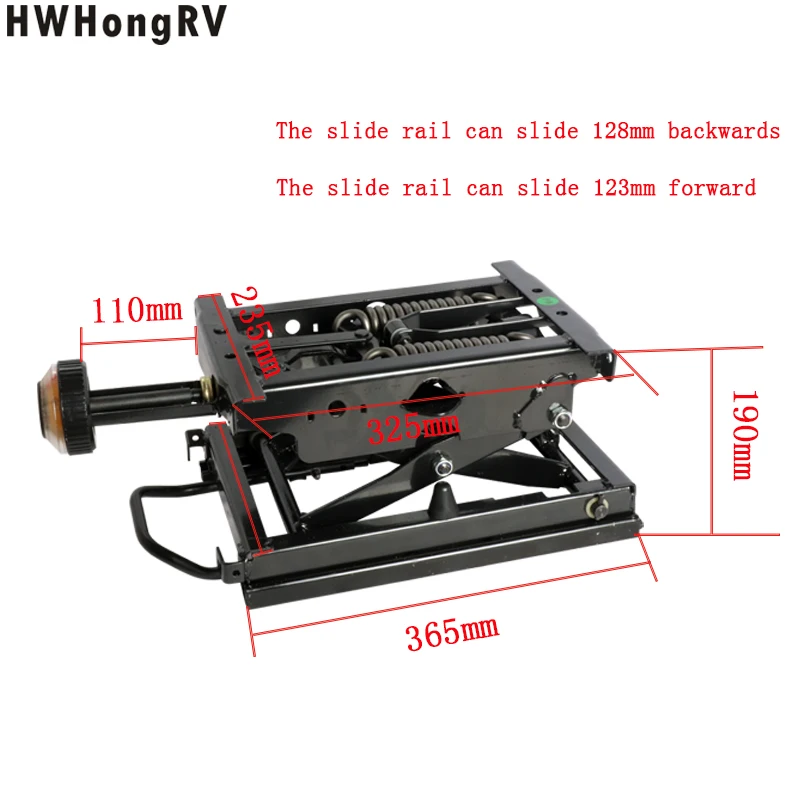 Boat Seat Suspension Truck Seat Mechanical Suspension Base for Rail Train Driver Seat Shock Absorption Parts