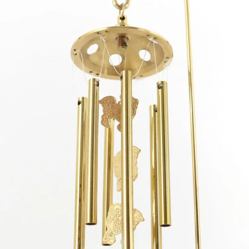 

Feng Shui Blessing Ornament Brass 6inch 11inch 6 Rod All Metal Windchime