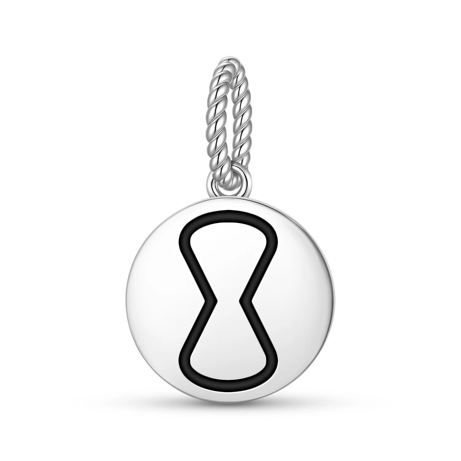 Colgante Adinkra Dono de Plata de Ley 925, Dije con Símbolo para Pulsera, Collar, Joyería de Moda para Mujer