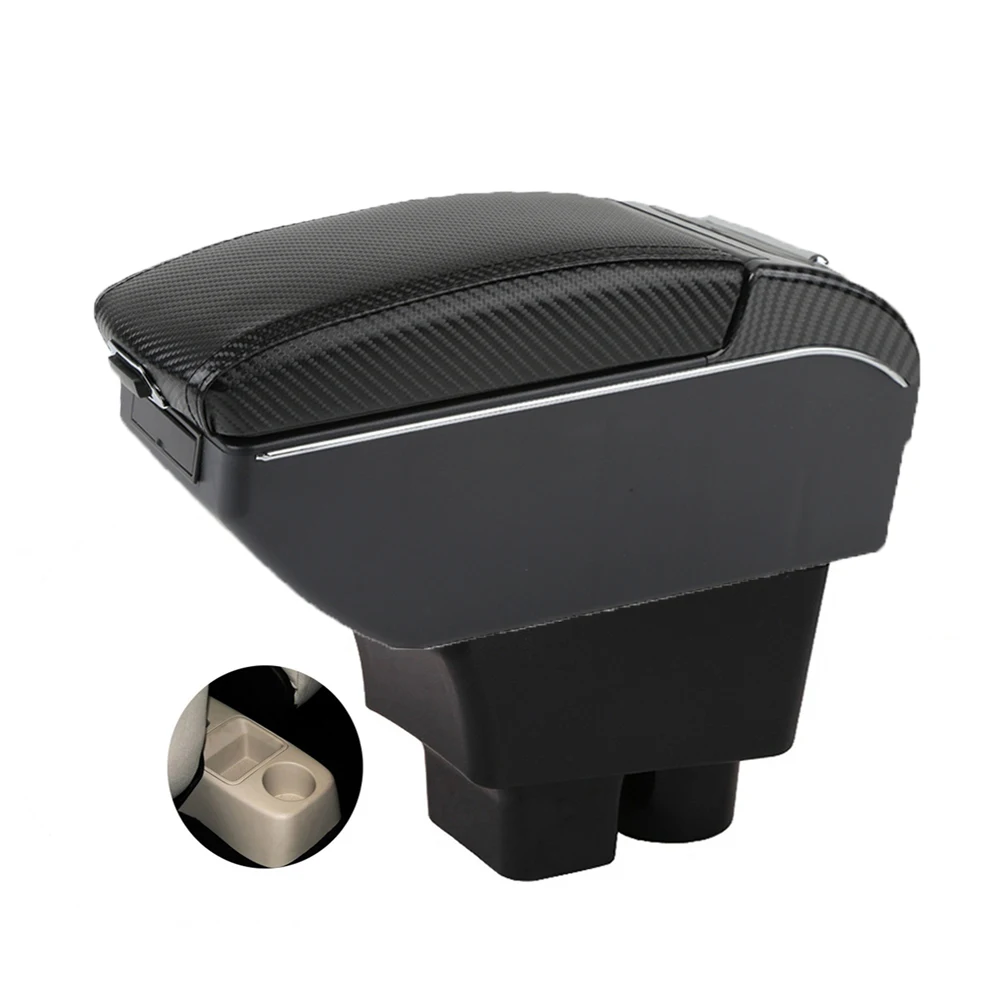 For Skoda Fabia Roomster Armrest Box Skoda Fabia II 2 Storage Box Arm Bracing central control panel elbow support for drivers