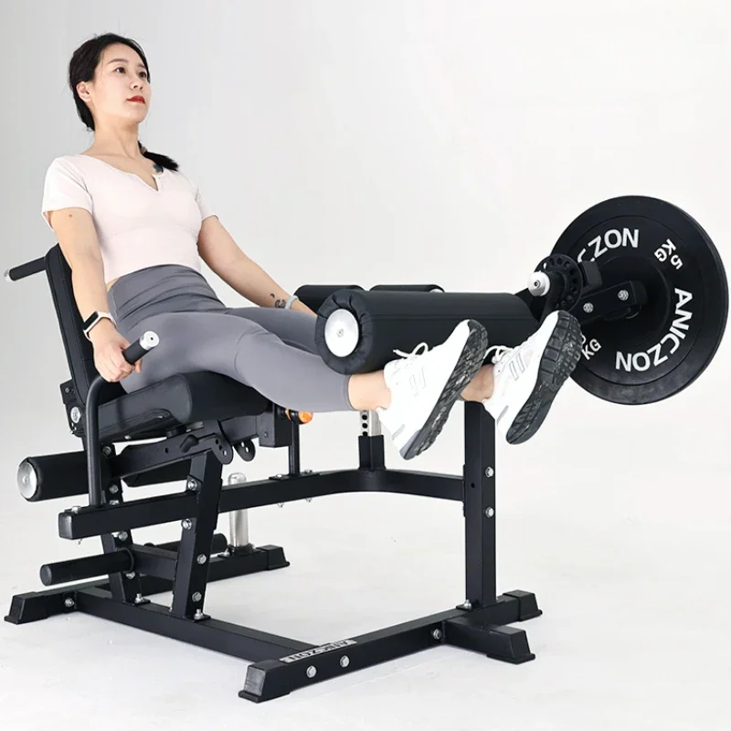 Seated leg flexion and extension prone flex and extension two-in-one multi-functional leg muscle trainer