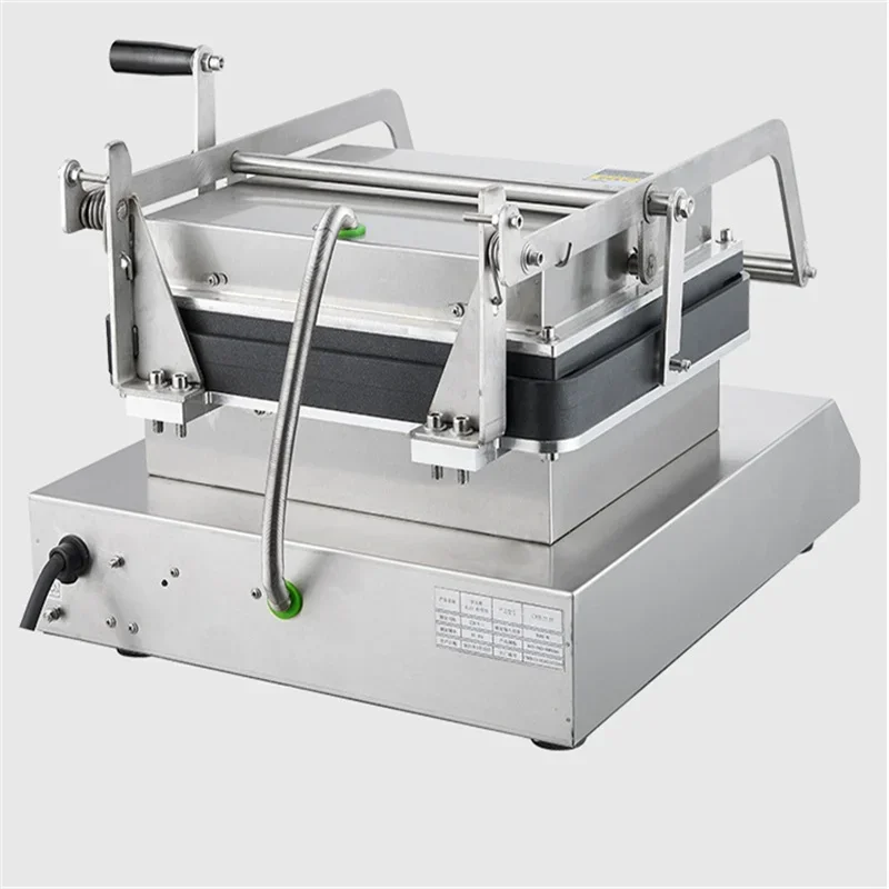 Snack Food Non-stick Egg Tart Machine Tarlet Maker Iron Baker Boat Shape Egg Tart Maker Pineapple Tart Making Machine
