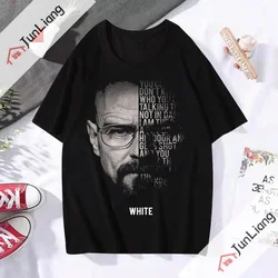 Classic Breaking Bad T-shirt Men's Heisenberg Walter White O Neck Short Sleeve TV Show Tee Summer Clothes