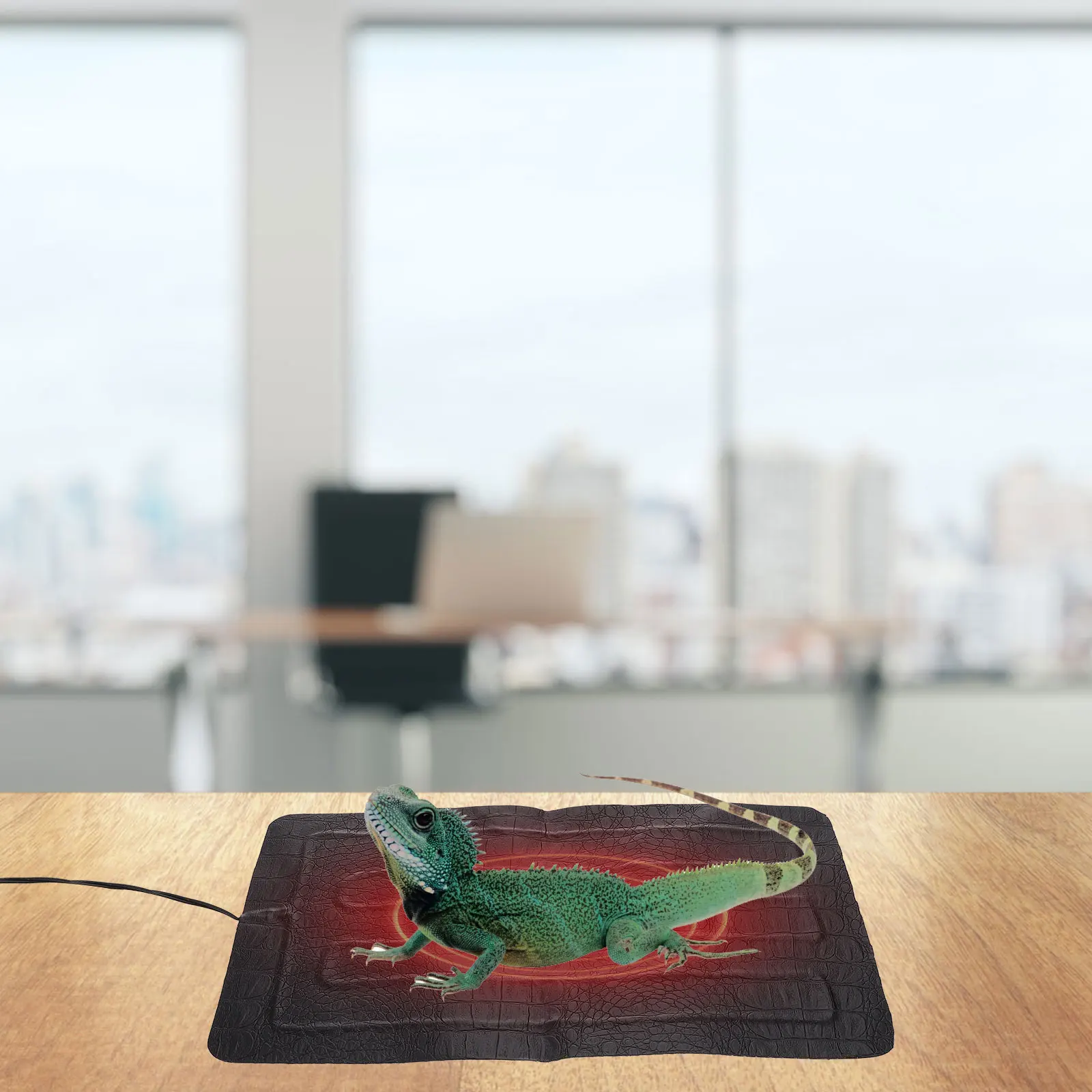 

1pc Pet Heating Pad for Reptile Warm Sleeping Electric Heated Lizard Turtle Small Animal Warming Supplies Warmth for Pregnant