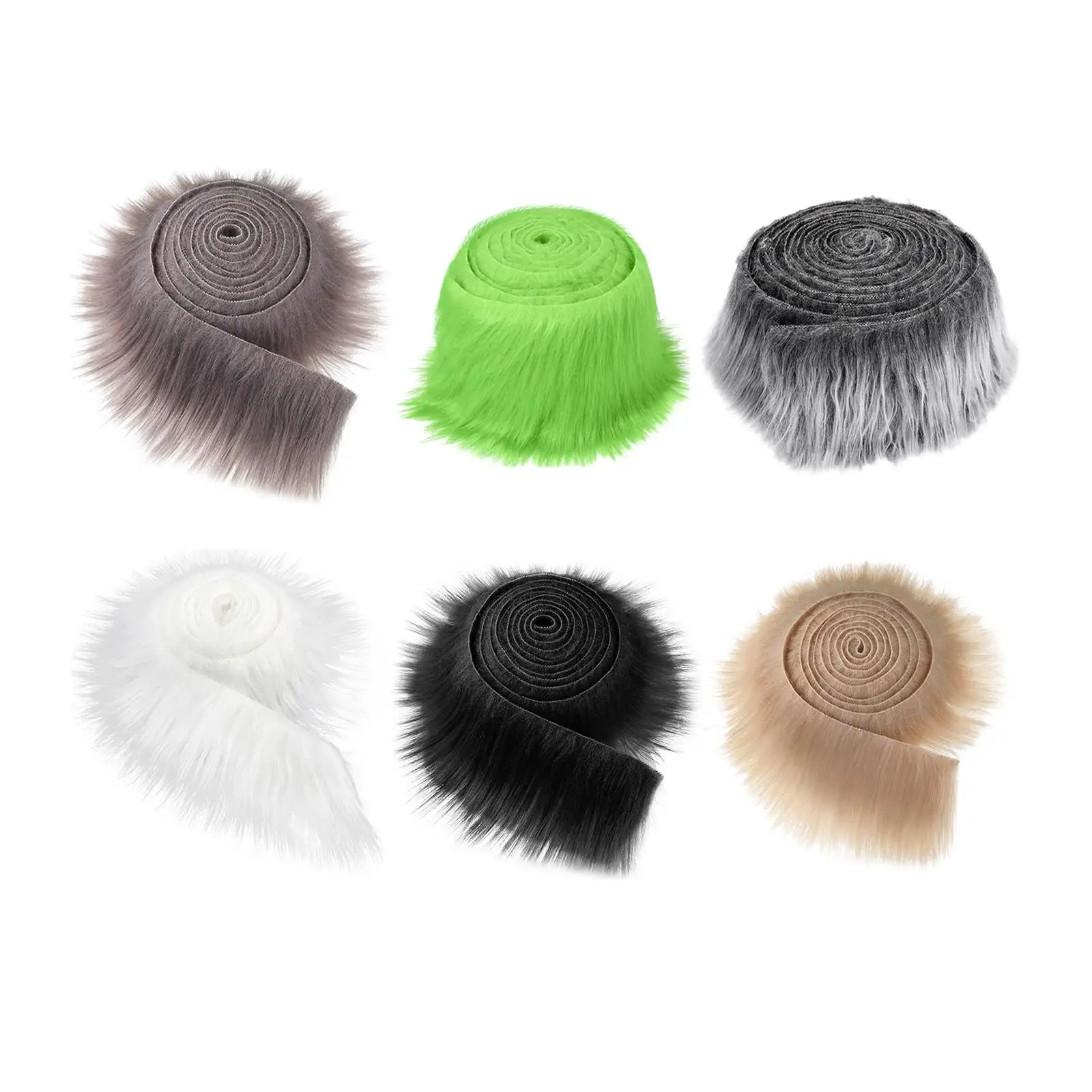 Faux Fur Fabric Fuzzy Fur Shaggy Fur Patches Fabric Artificial Fabric for