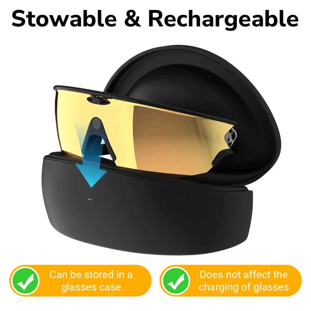Naklejki LED HiBloks Anti Glare do okularów Oakley Meta Vanguard Smart Glasses, osłony LED Blackout, 10 sztuk, akcesoria do okularów AI. — zdjęcie produktu 5