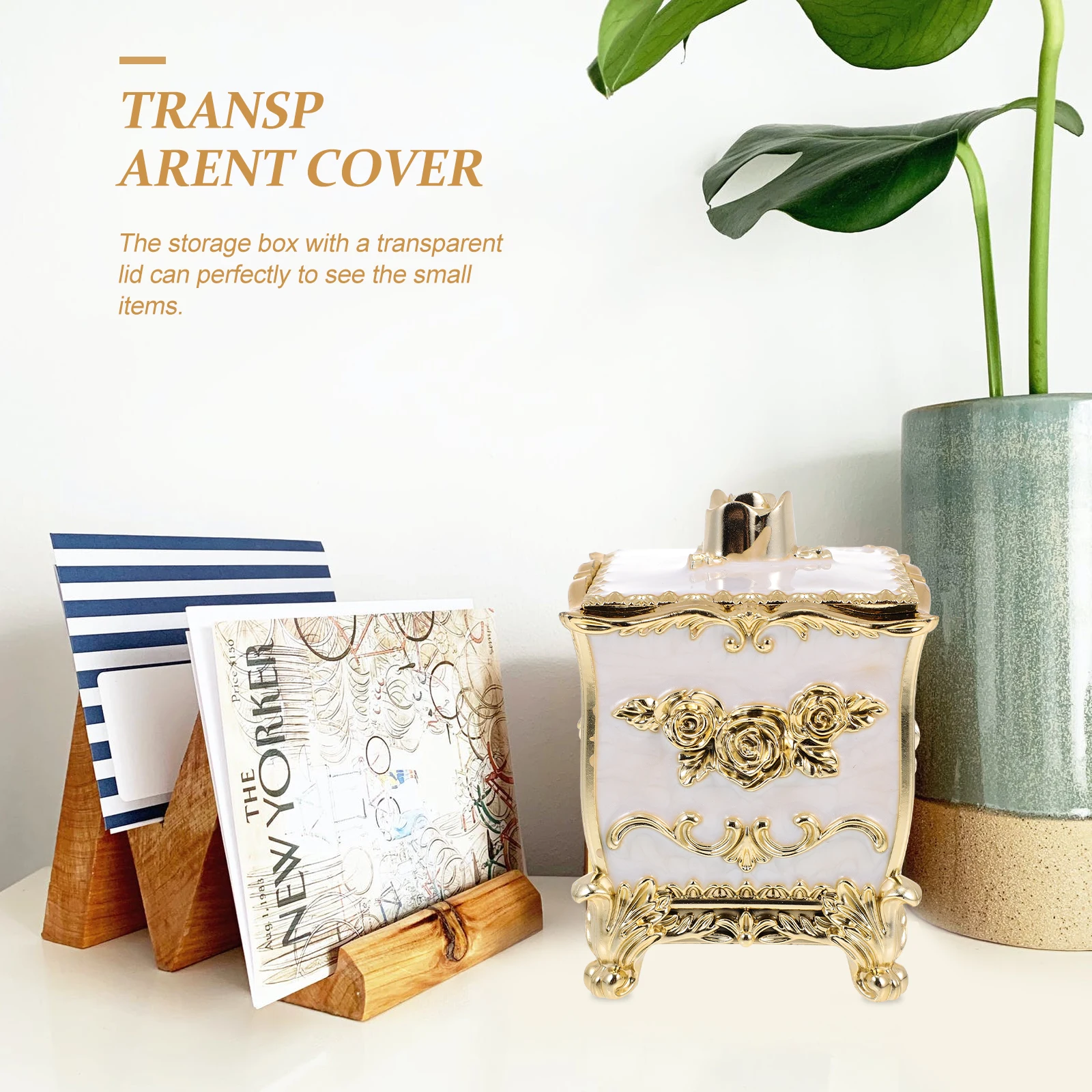 

Cotton Pad Box Storage Container Swab Case Dispenser Makeup ganizer Dust Proof Plastic Bathroom Accessories Small Space Saving