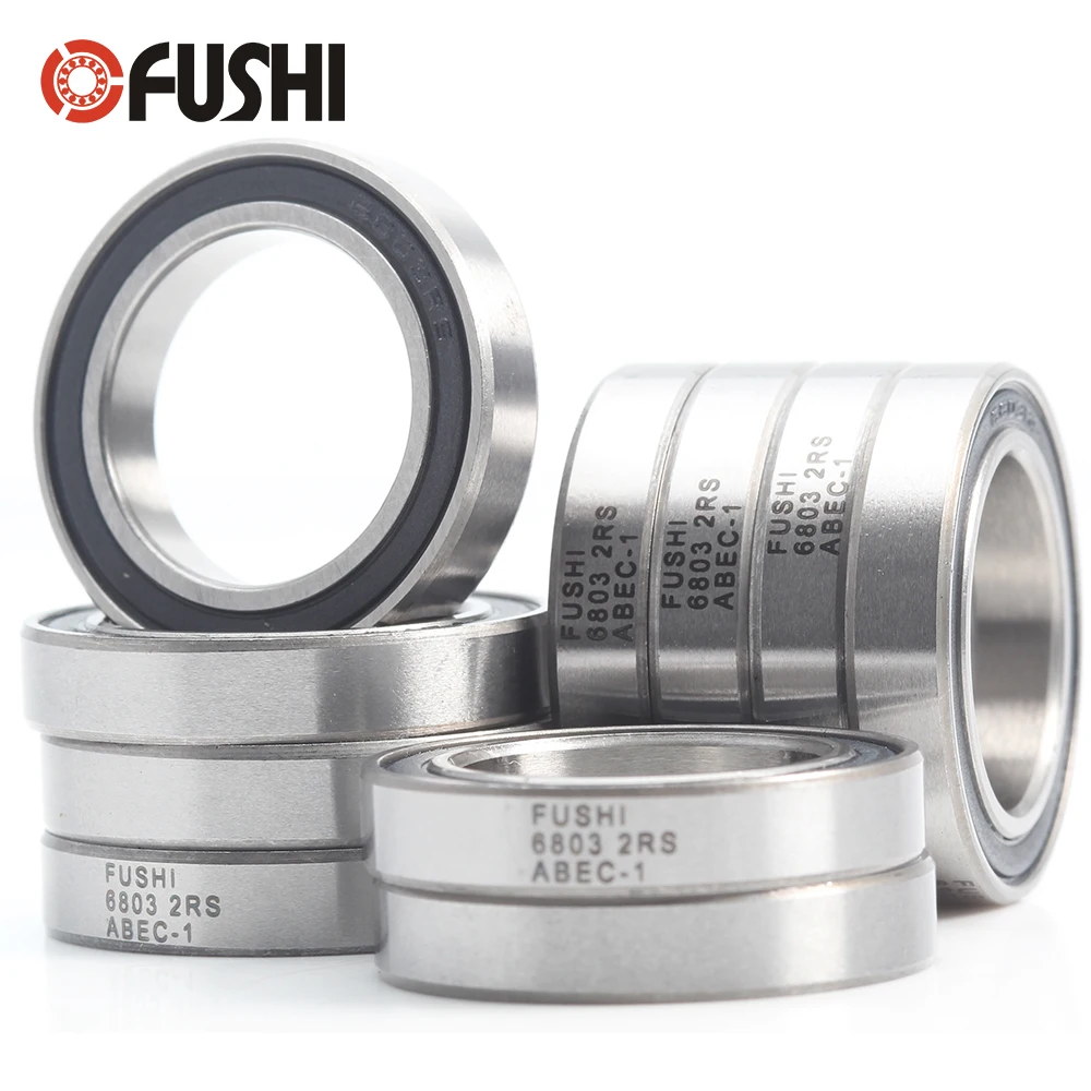 6803 2RS Lager 17*26*5 mm (10 Stück) ABEC-1 Metrisches Dünnschliff 61803RS 6803 RS Kugellager 6803RS – Detail 7