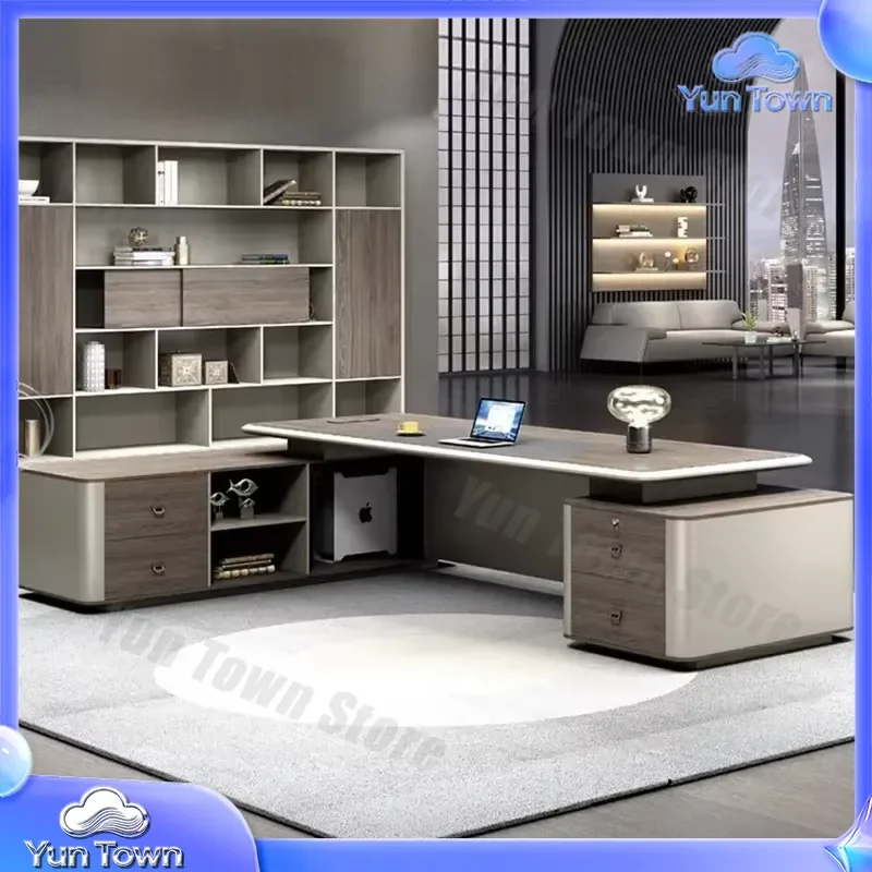 for 2026 2023 New Design Light Color Durable Organizer Modern Luxury Office Desk for Home Office Workspace Desk Organizer