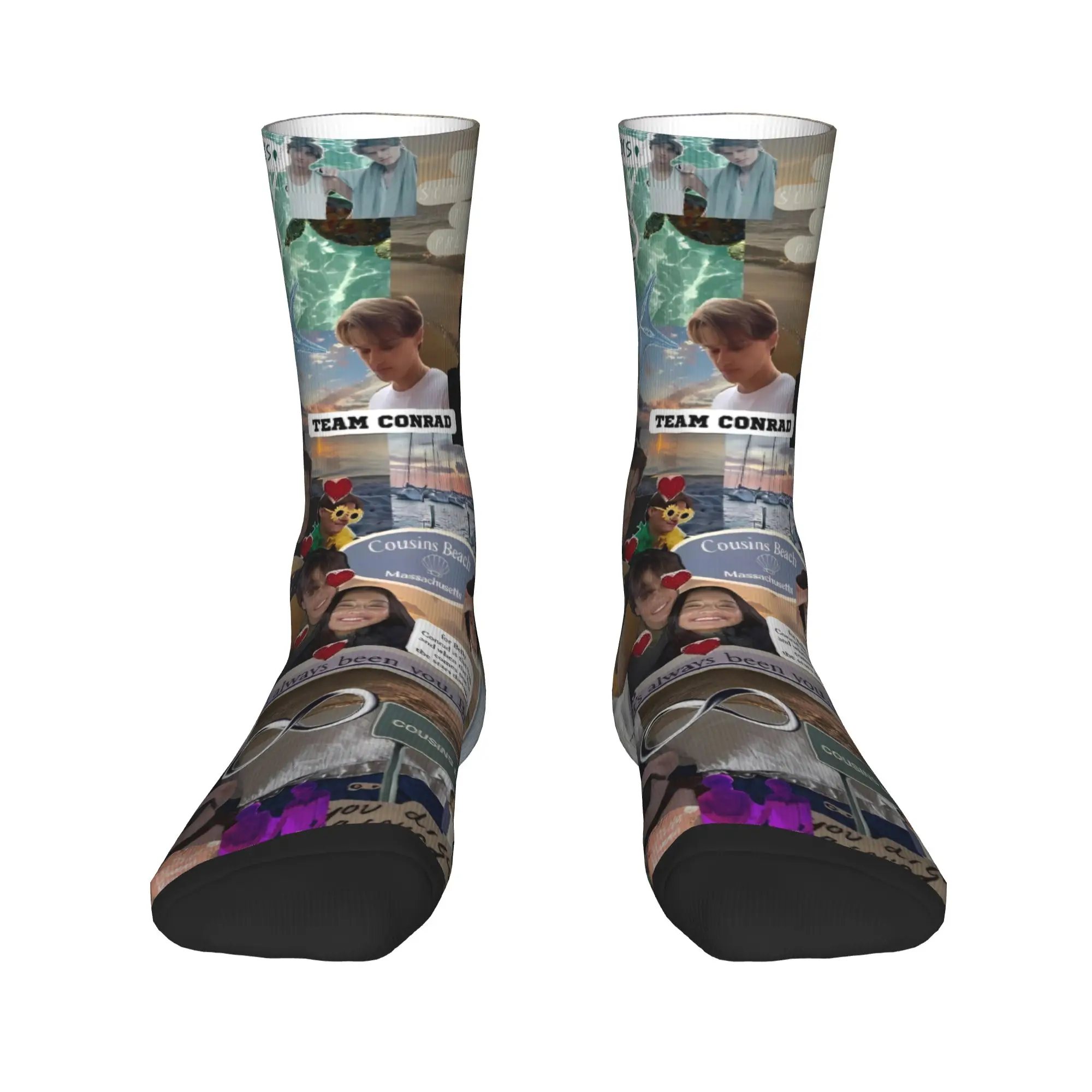 Cousins Beach Team Conrad الصيف تحولت إلى جوارب جميلة جوارب مضحكة للرجال تصميم الخريف جوارب مضادة للانزلاق #2