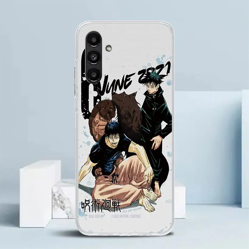 JusuKaisen Fushiguro Toji Phone Case For Samsung Galaxy A15 A14 A13 A12 A55 A54 A53 A52 A35 A34 A33 A32 A25 A24 A23 A22 A04S A03