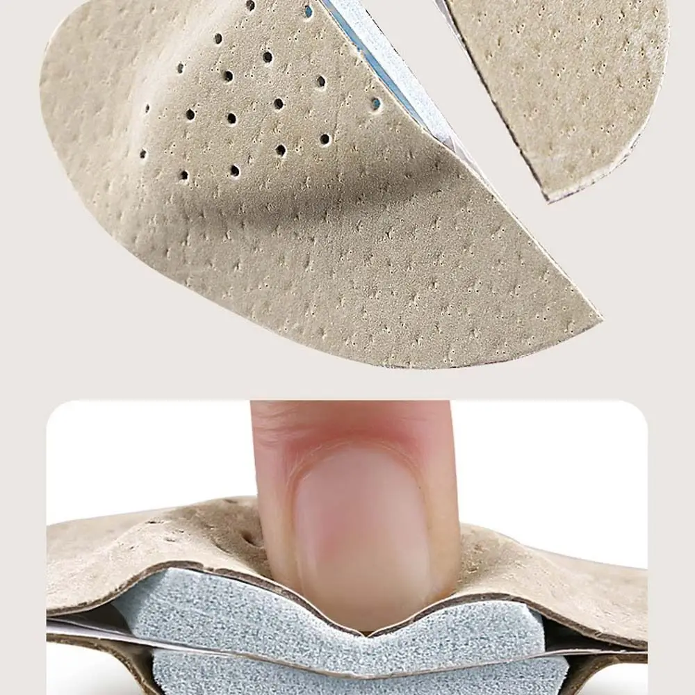 Orthopädische Half Yard Einlegesohlen High Heel Schuhe Komfort Polsterung Fußgewölbe Pad Leder Massage Einlegesohlen Vorfuß Pads Heels Patch