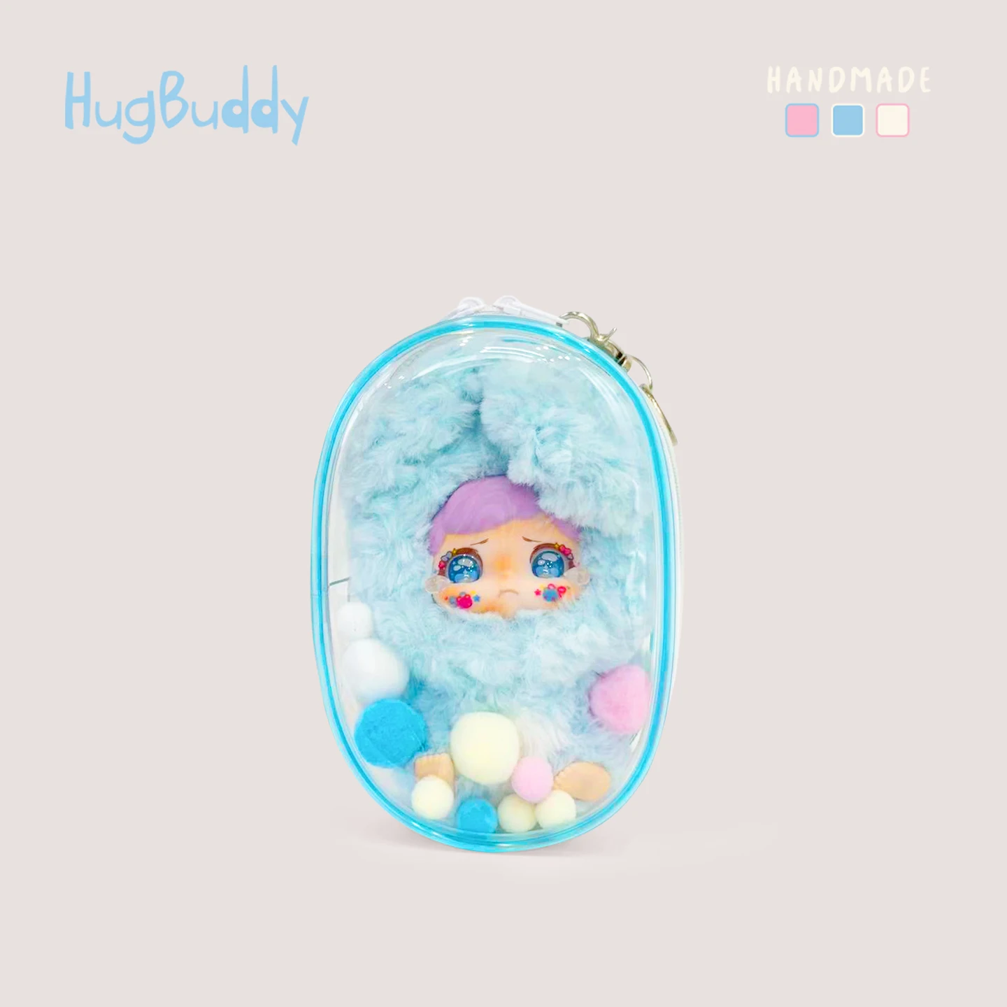 18CM Pluszowa Lalka Torba Ekspozycyjna PVC Przezroczysta Lalka Bawełniana Przezroczysty Pokrowiec Ekspozycyjny Przezroczyste Etui do Przechowywania dla Lalek Anime i Kreskówek