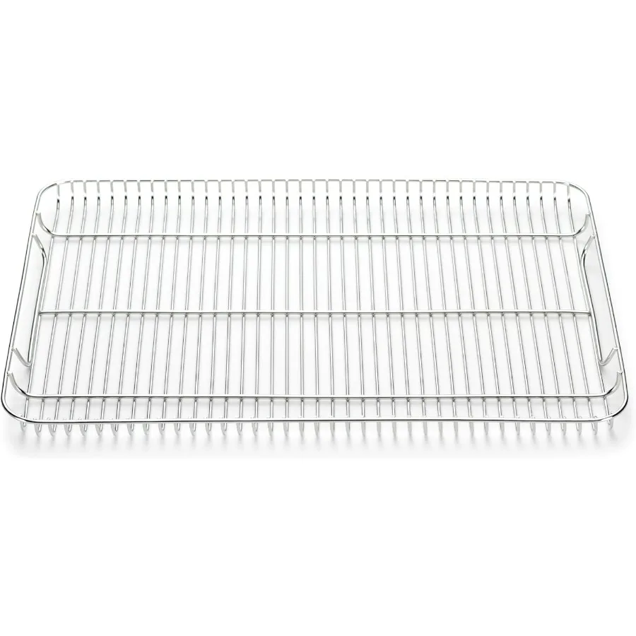 

Stainless Steel Cooling Rack - 18" x 13" - For Cooling Baked Goods, Icing, & More - Designed to Fit Into Our Large Baking Sheet