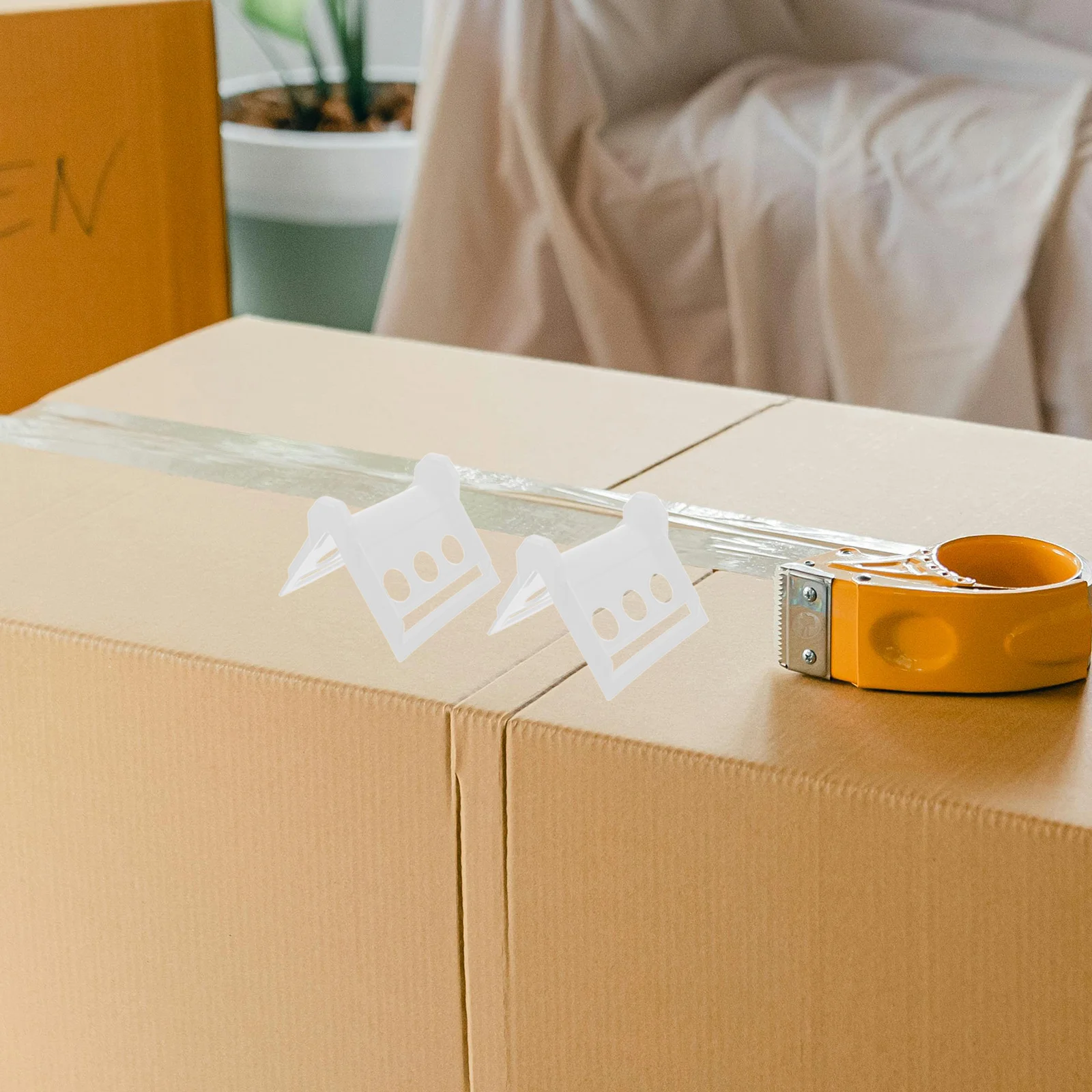 10 قطعة حامي ركن البضائع متعدد الوظائف حافة بلاستيكية الحرس لشاحنة مقطورة مسطحة حافة وحزام الحماية #1