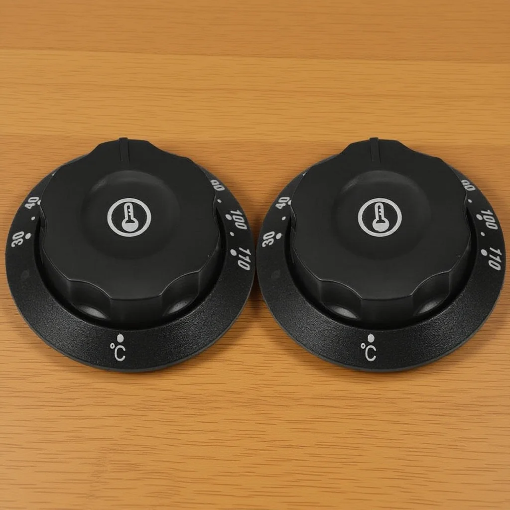 

2Pcs Universal Fryer Thermostat Knob for Oven Stove Durable Material Precise Cooking Results Kitchen Appliance