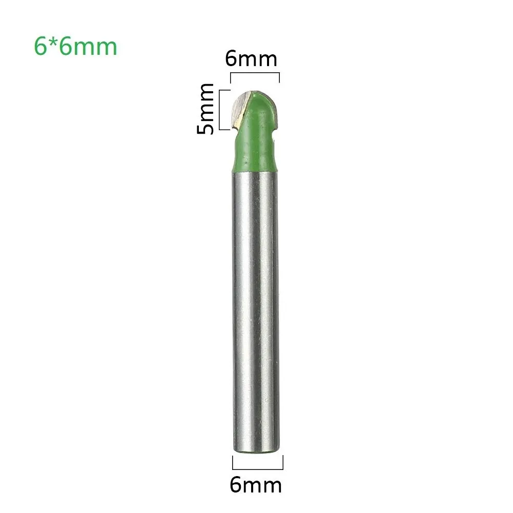 Ø6-8-12mm Slot Cutter Ball Cutter Router Reliable 6mm Shank Ball Nose End Mill for CNC Milling Smooth Inside and Outside