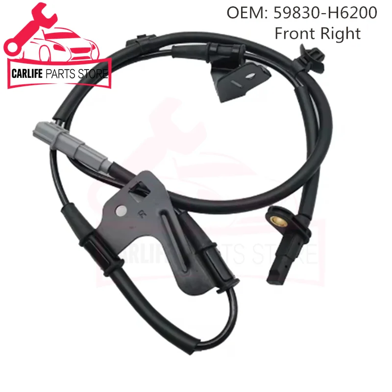 59810-H6200 59830-H6200 Car Front Left Right ABS Wheel Speed Sensor For Hyundai Accent Verna 18 20 59830H6200 59810H6200 2018