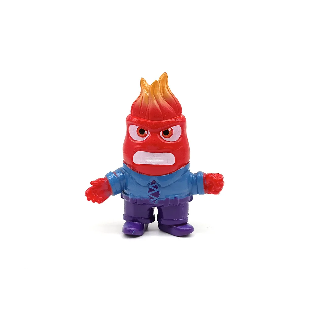 Inside Out 2 Figure Anime Joy Sadness Angry Action Figurine Fear Disgust Kits Collection Model Toy Gift In Stock