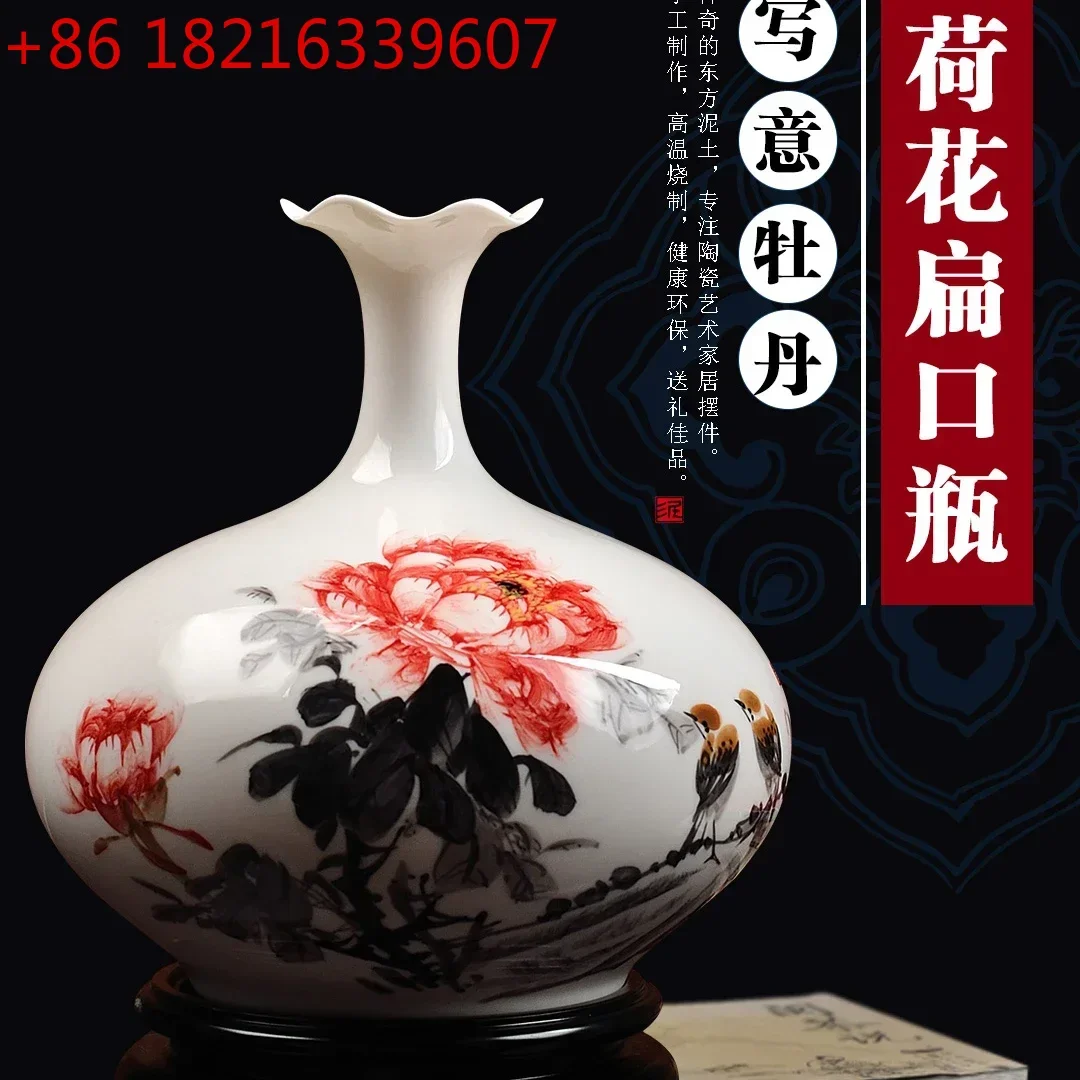 

Классическое украшение вазы для гостиной, креативные украшения для цветочной композиции для дома, гостиной