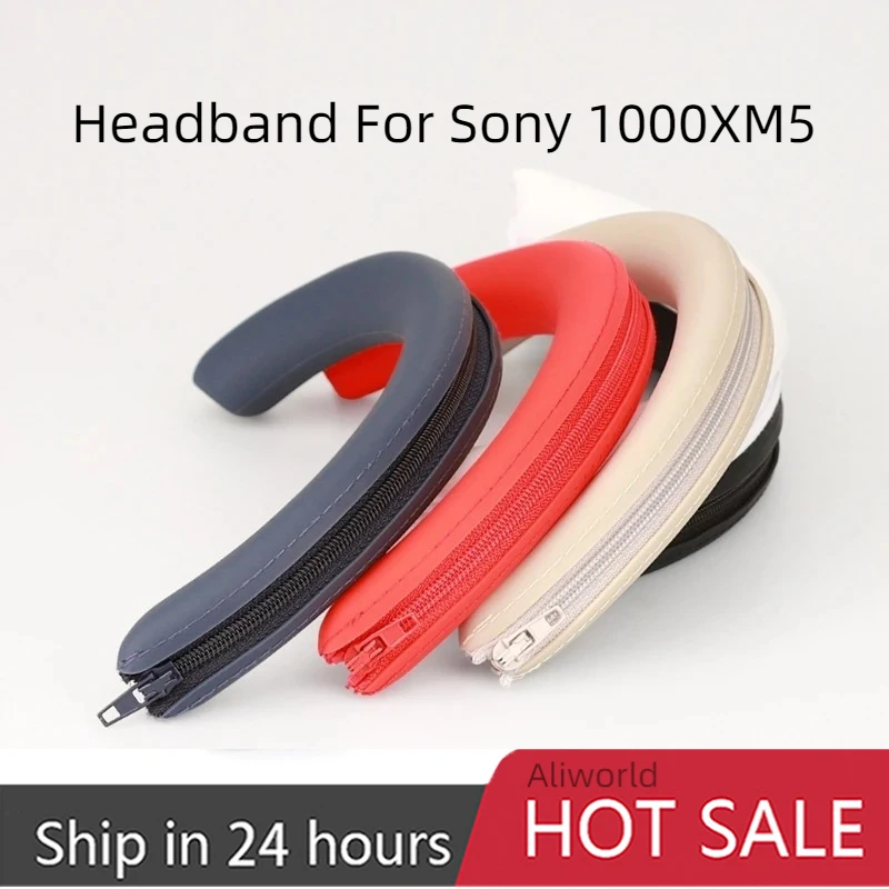 Headband Cover For Sony WH1000XM5 WH-1000xm5 Head Beam Headpset Gaming Cover protective sleeve Headband Zipper Case Accessory