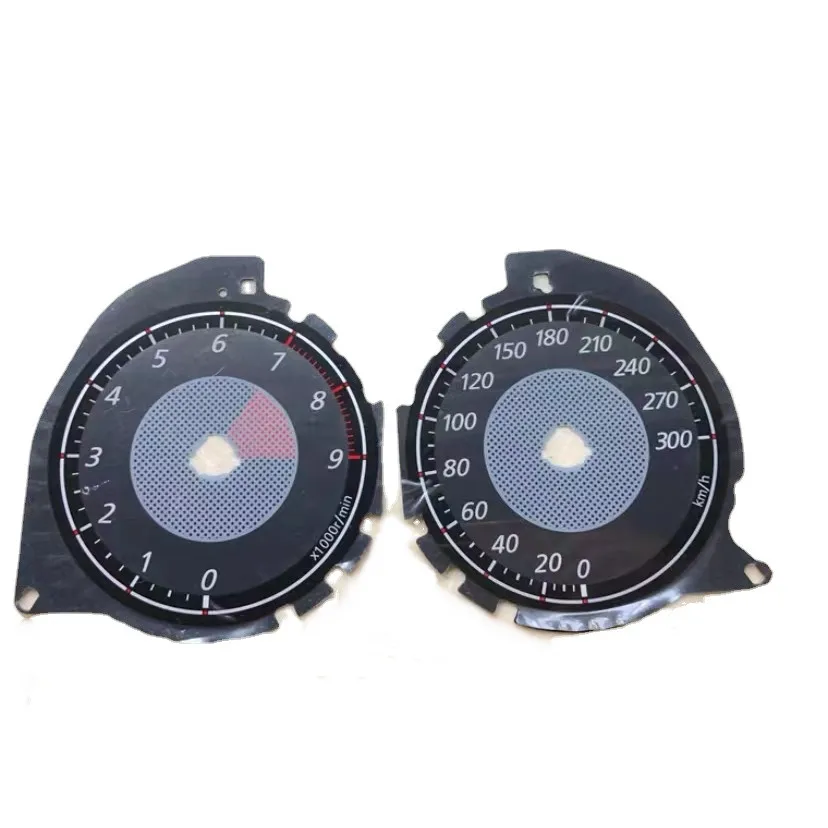 

For Mitsubishi Lancer Evolution X Speedo Dials Gauge Face 300km/h 9000rpm Instrument Cluster Overlay