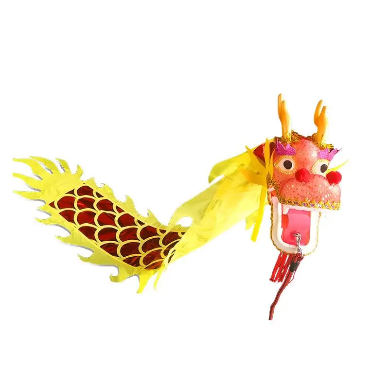 Children's Lighting Chinese Dragon Dance Set With Head New Year Festival Gifts Shool Performance Fitness Dragon Prop Customized