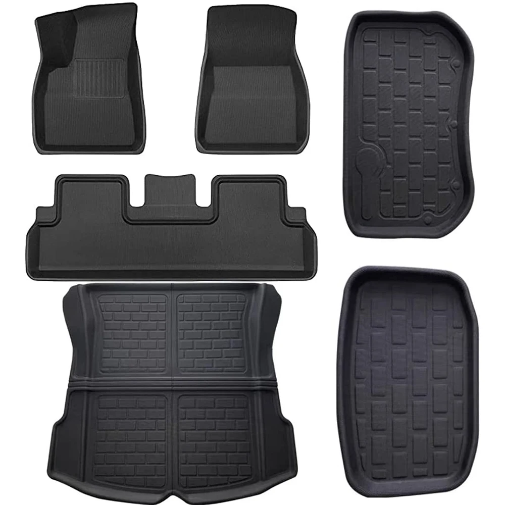 

Car Floor Mats for Model 3 Y Left/Right Driving All Weather Anti-Slip Waterproof Floor Liners