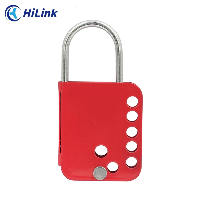 Multi-Person Management 7 Padlock Holes High-Temperature Spraying Dual Level Hardened Steel Butterfly Lockoout Hasp