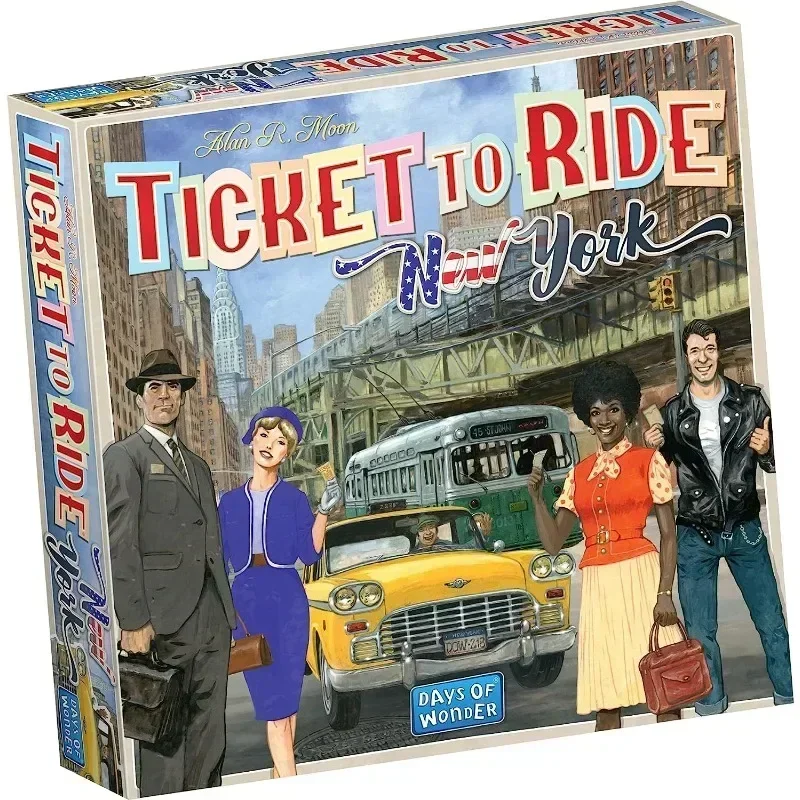 Ticket to Ride New York Board Game English Family Multiplayer Friends Party Play Cards Game Plot Collection Toys Gifts