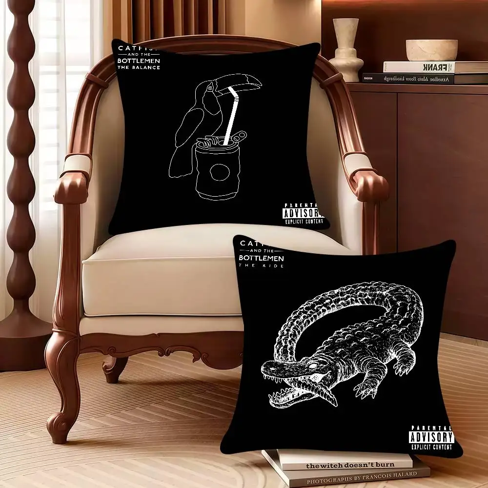 

The Balance C-Catfish and the Bottlemen Pillow Case Decor Protective Covers Comfortable soft for Sofa Living Room Home office