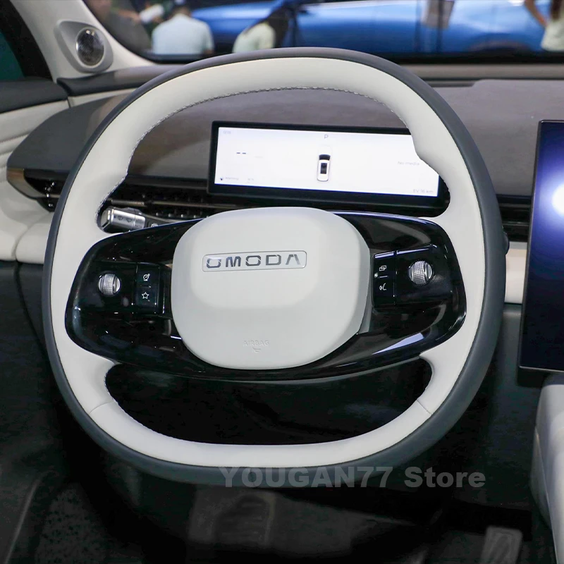 

Leather Car Steering Wheel Cover For NEW Chery Omoda C7 Omoda 7 2025 Non-slip Auto Steering Wheel Chery Omoda C7 Accessories