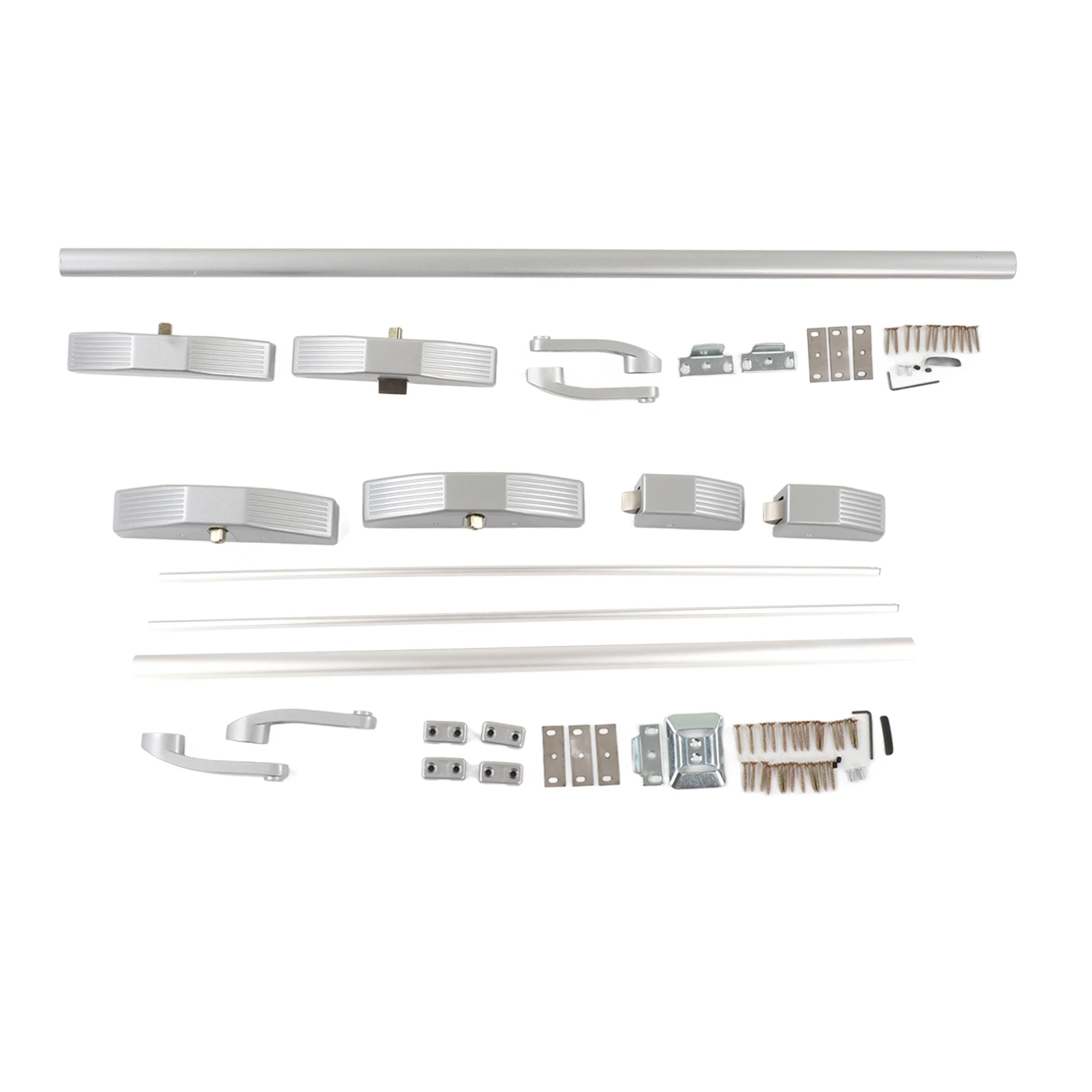 

Door Bar Lock Push Down Escape Lock Push Rod Lock Easy Door Opening Strong Push Down Escape Lock for Shopping Mall Factory Use