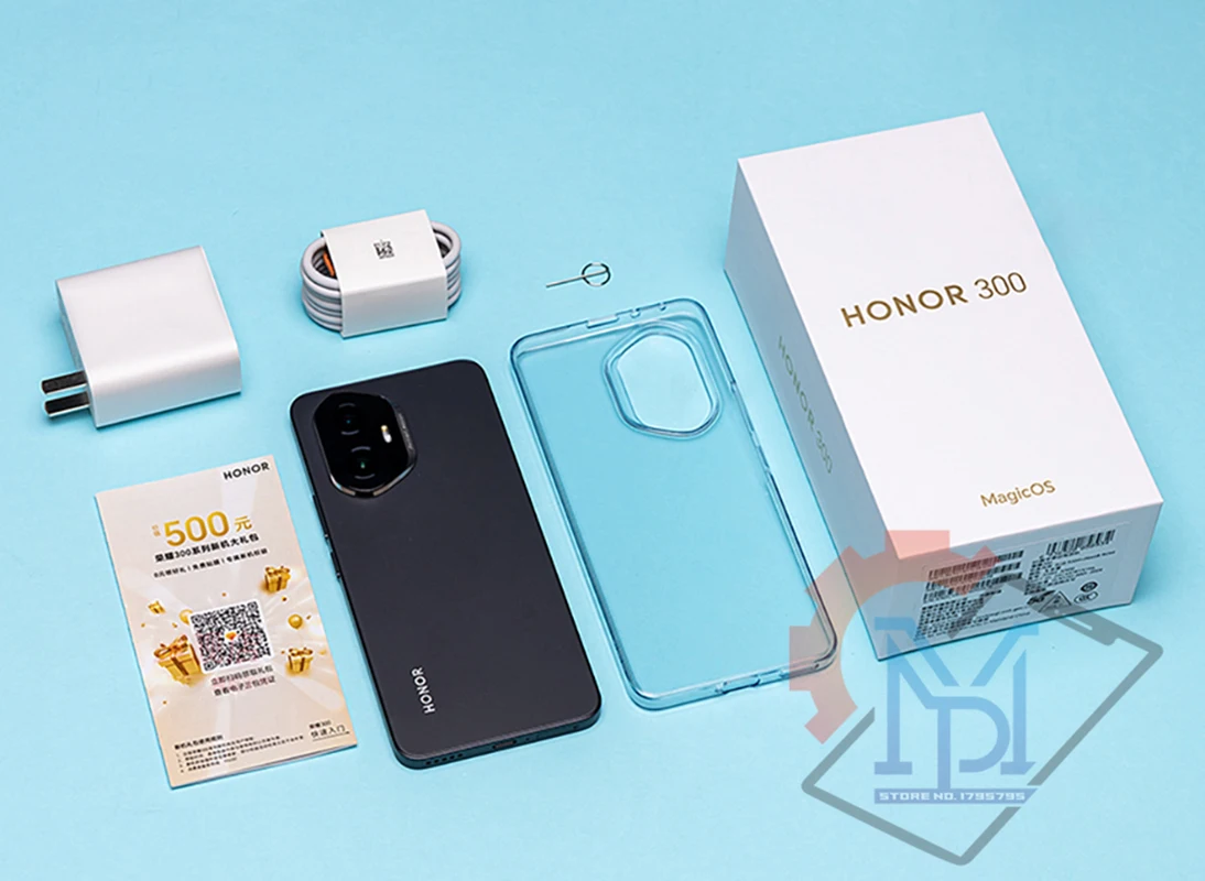 هاتف ذكي HONOR 300 5G AI أصلي بشاشة 6.7 بوصة AMOLED 120 هرتز شاشة Snapdragon 7 Gen 3 كاميرا ثلاثية 50 ميجابكسل بطارية Google Play 5000 مللي أمبير في الساعة