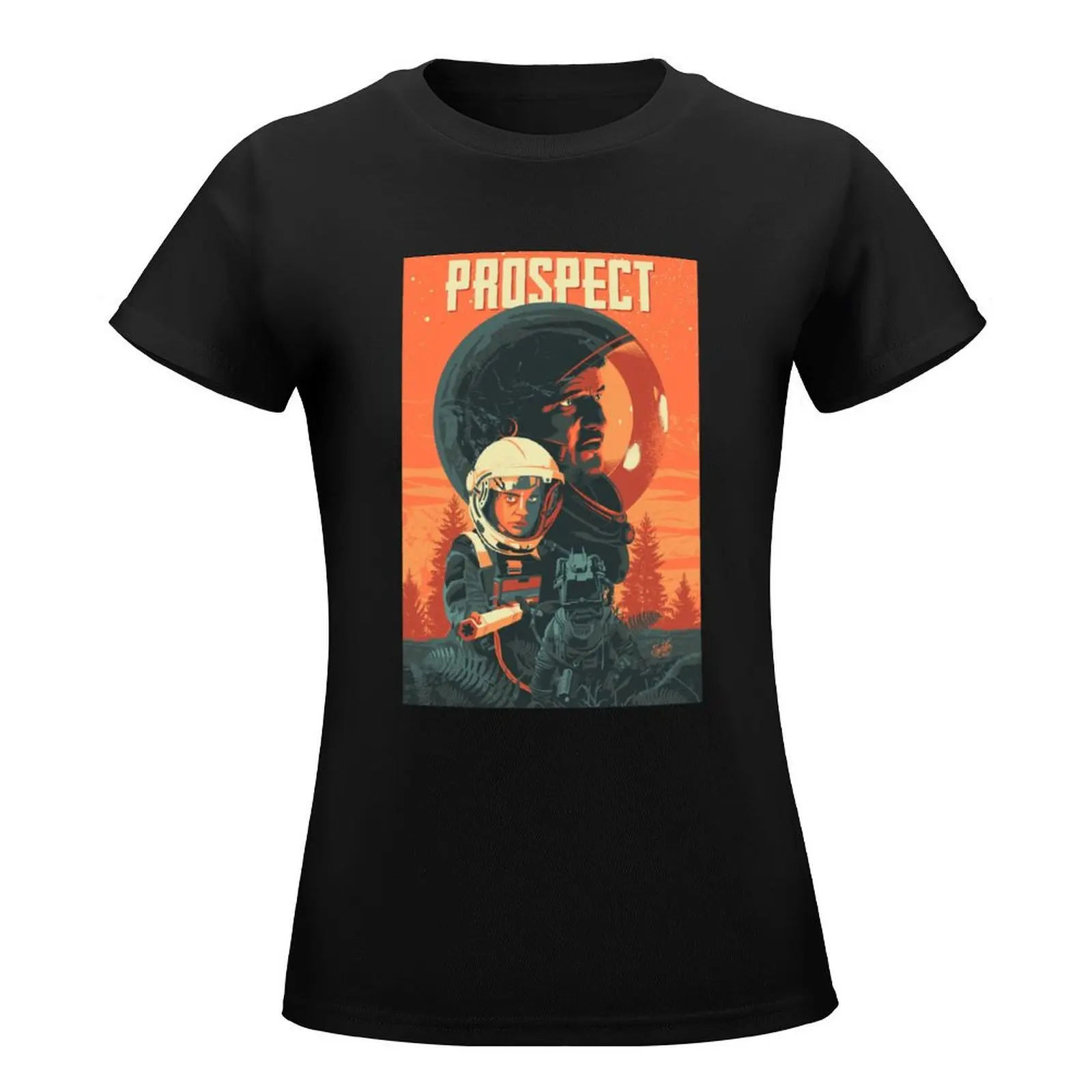 Prospect Movie Art T-Shirt plus size tops Female clothing Blouse black t shirts for Women