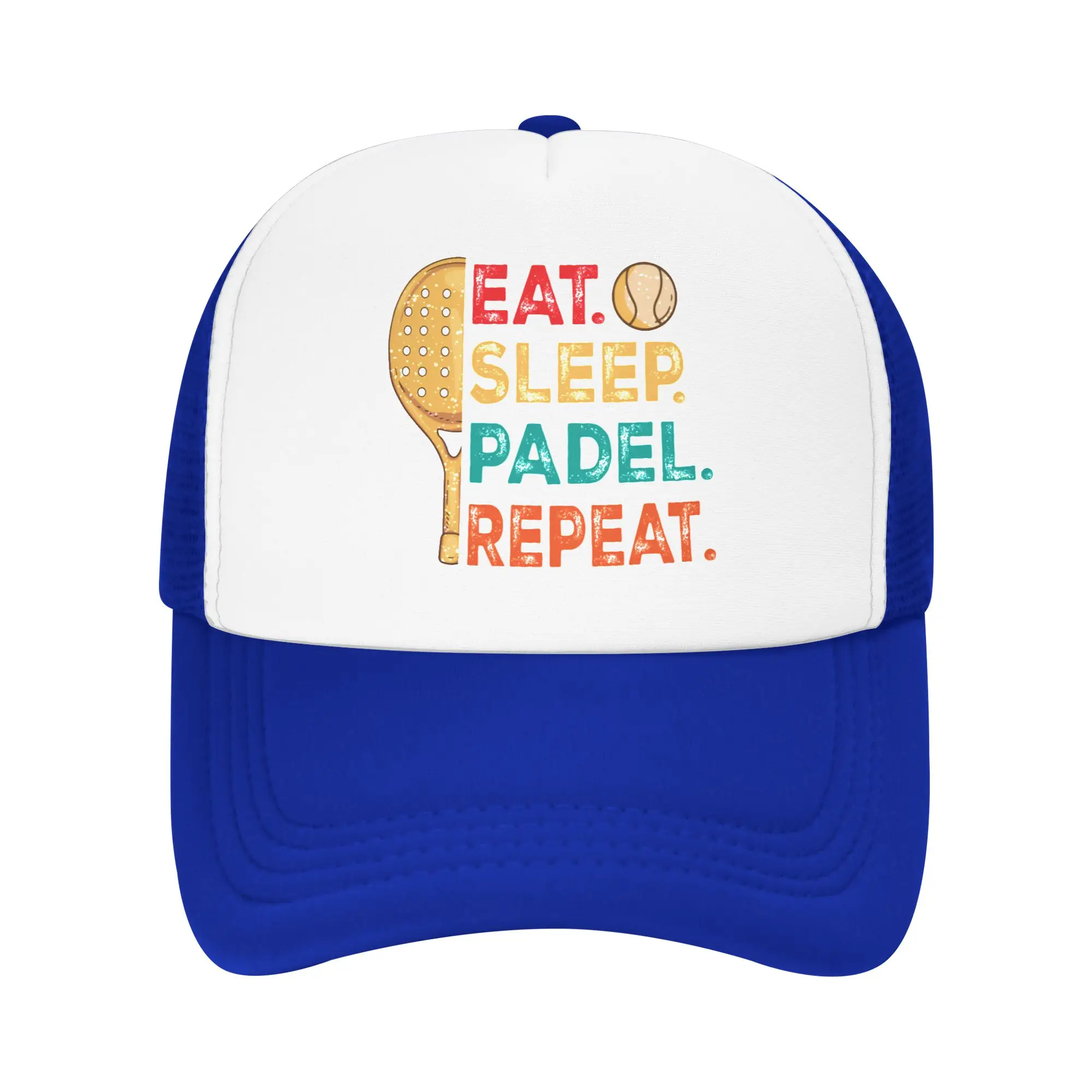 Eet Sleep Padel Repeat Trucker Hat Men Women Adjustable Adult Paddle Tennis Player Quotes Baseball Cap Outdoor Dad Hat