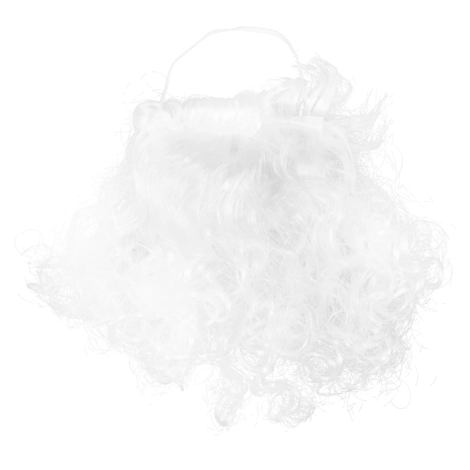 

Artificial Santa Claus Beard Plastic Comfortable Breathable Lightweight Fake Beard Christmas Party Cosplay Accessory