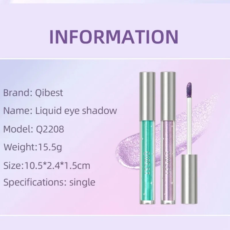 Eyeliner liquide à paillettes, 12 couleurs, cosmétiques de beauté, longue durée, imperméable, scintillant, métallique, stylo de maquillage