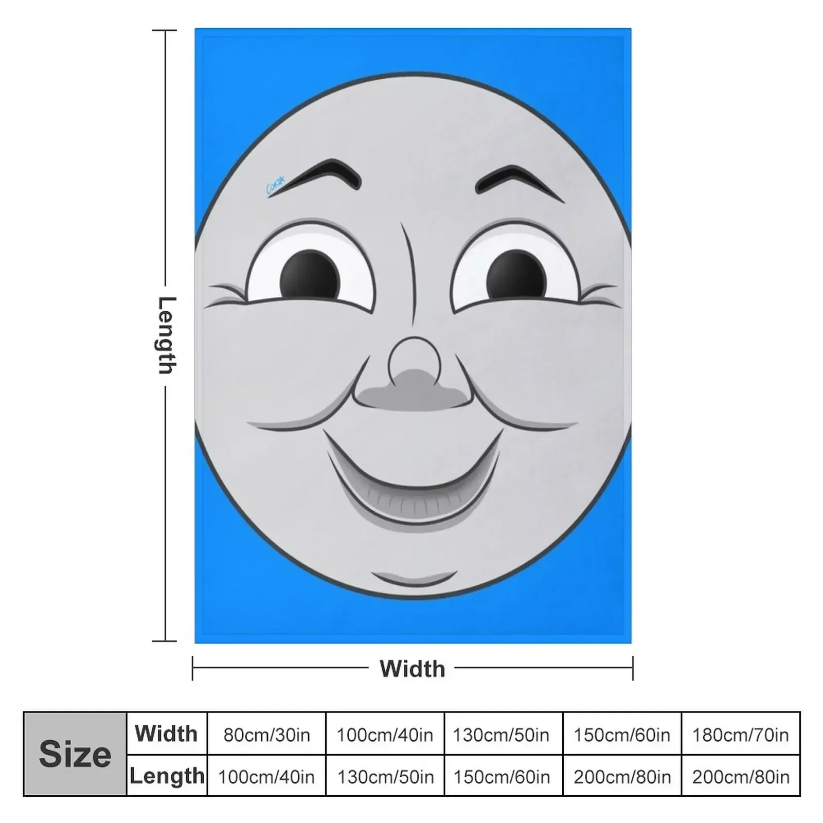 Edward (happy face) Throw Blanket Soft Beds Cute Blankets