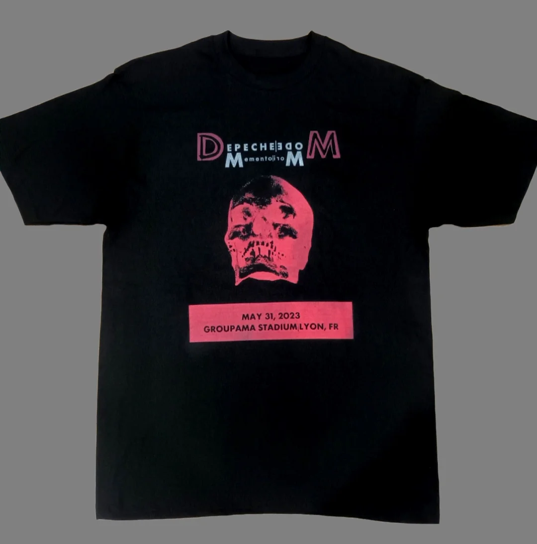 DM British Electronic Group Depeche Mode Music Art Summer Casual T-shirt Men's and Women's Luxury Brand Top 2026 New Art