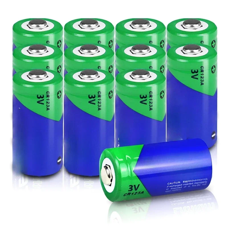 For CR123 DL123A K123A EL123AP Cameras Batteries Pilas Non-Rechargeable Batterie CR123A Lithium Battery 20PCS